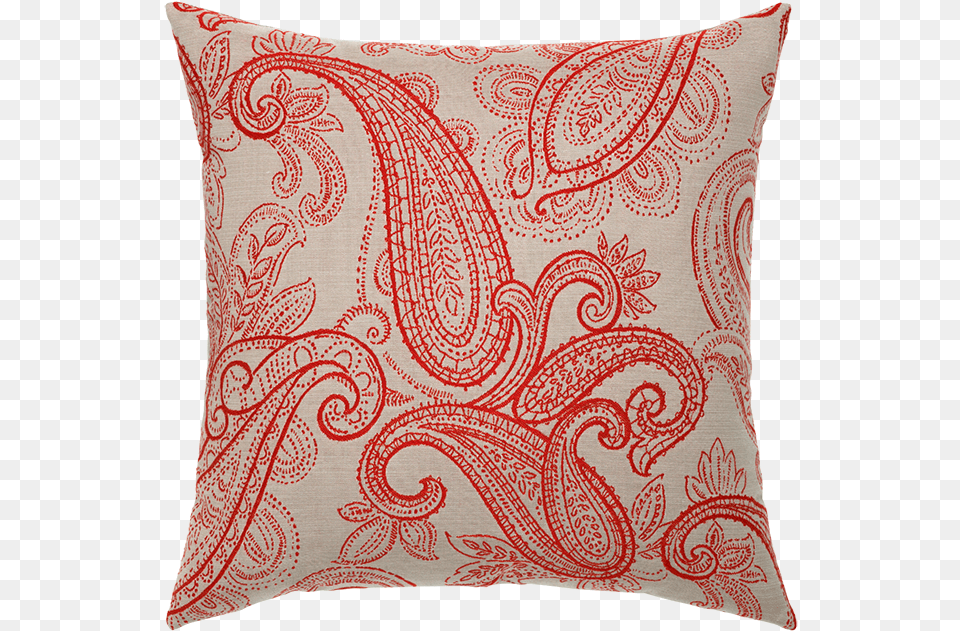 Polished Paisley Cushion, Home Decor, Pattern, Pillow Free Png Download