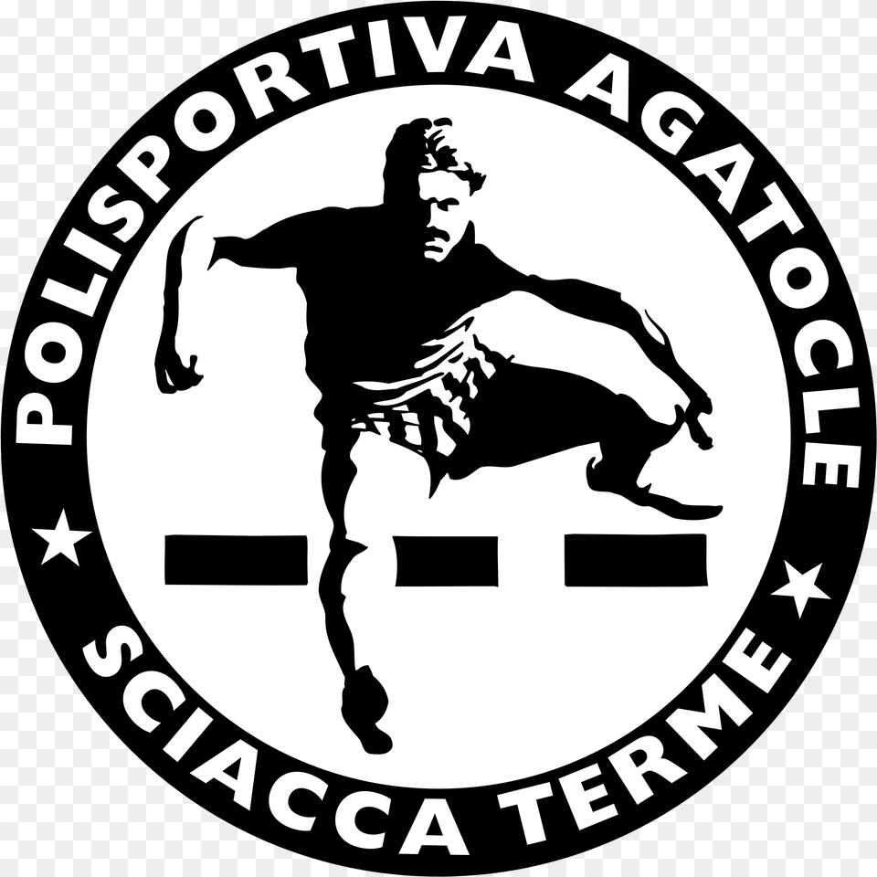 Polisportiva Agatocle Logo Transparent U0026 Svg Vector Kick Up A Soccer Ball, Stencil, Person, Man, Male Png