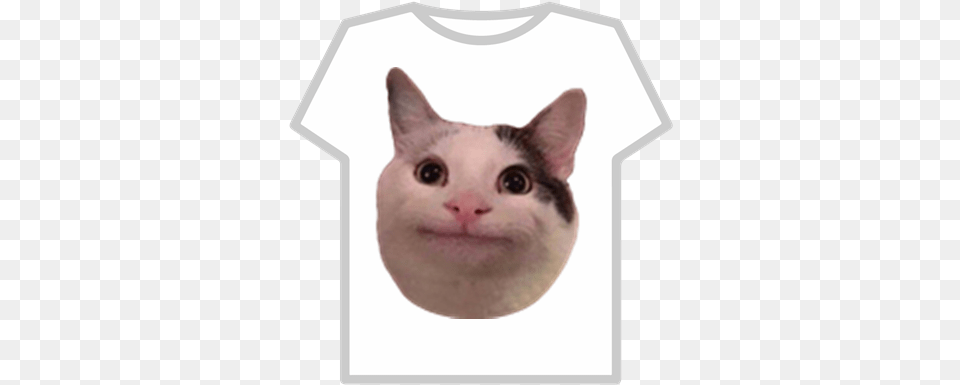 Polite Cat Transparent Background Roblox T Shirt Para Roblox, Clothing, T-shirt, Animal, Mammal Free Png