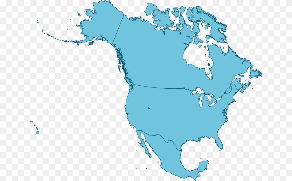 Political Borders Of North America, Coast, Shoreline, Sea, Water Png