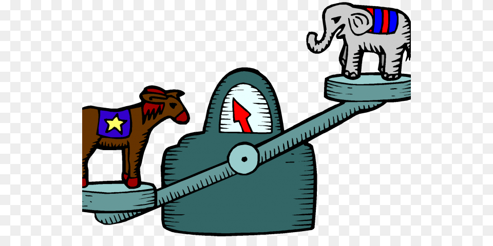 Political Clipart, Seesaw, Toy, Bulldozer, Machine Free Transparent Png