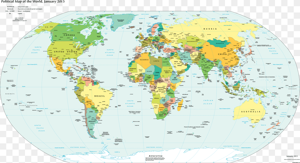 Political Map Of The World Political Map Of The World 2017, Chart, Plot, Atlas, Diagram Free Png