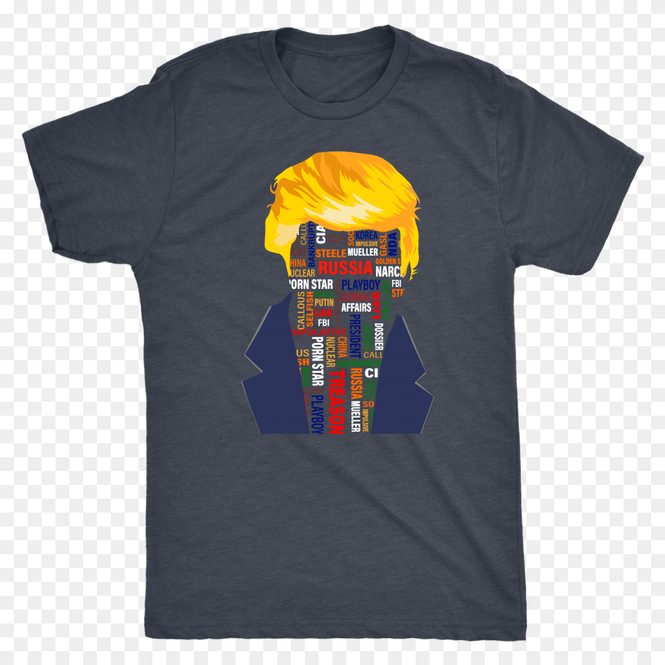 Political Words Trump Head T Shirt Roni Taylor Fit, Clothing, T-shirt Free Png