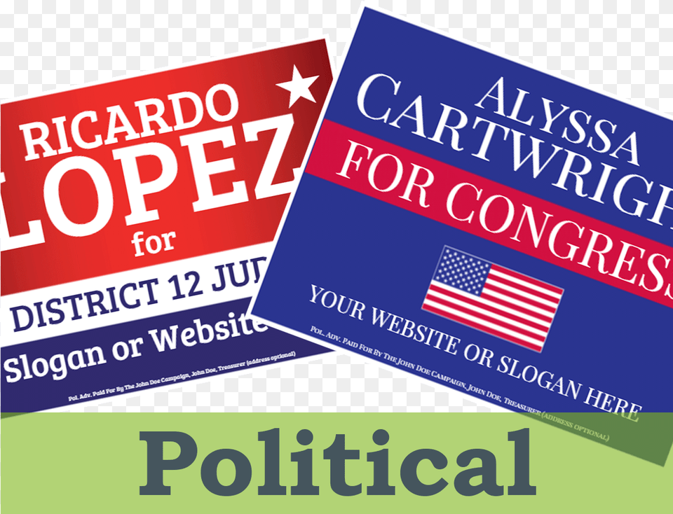 Political Yard Signs Download Eiffel Optic, Advertisement, Poster, Text Png Image