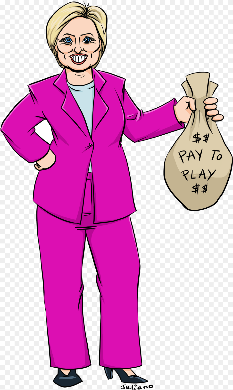 Politician Clipart Clinton Trump Pay To Play, Suit, Clothing, Formal Wear, Adult Png Image
