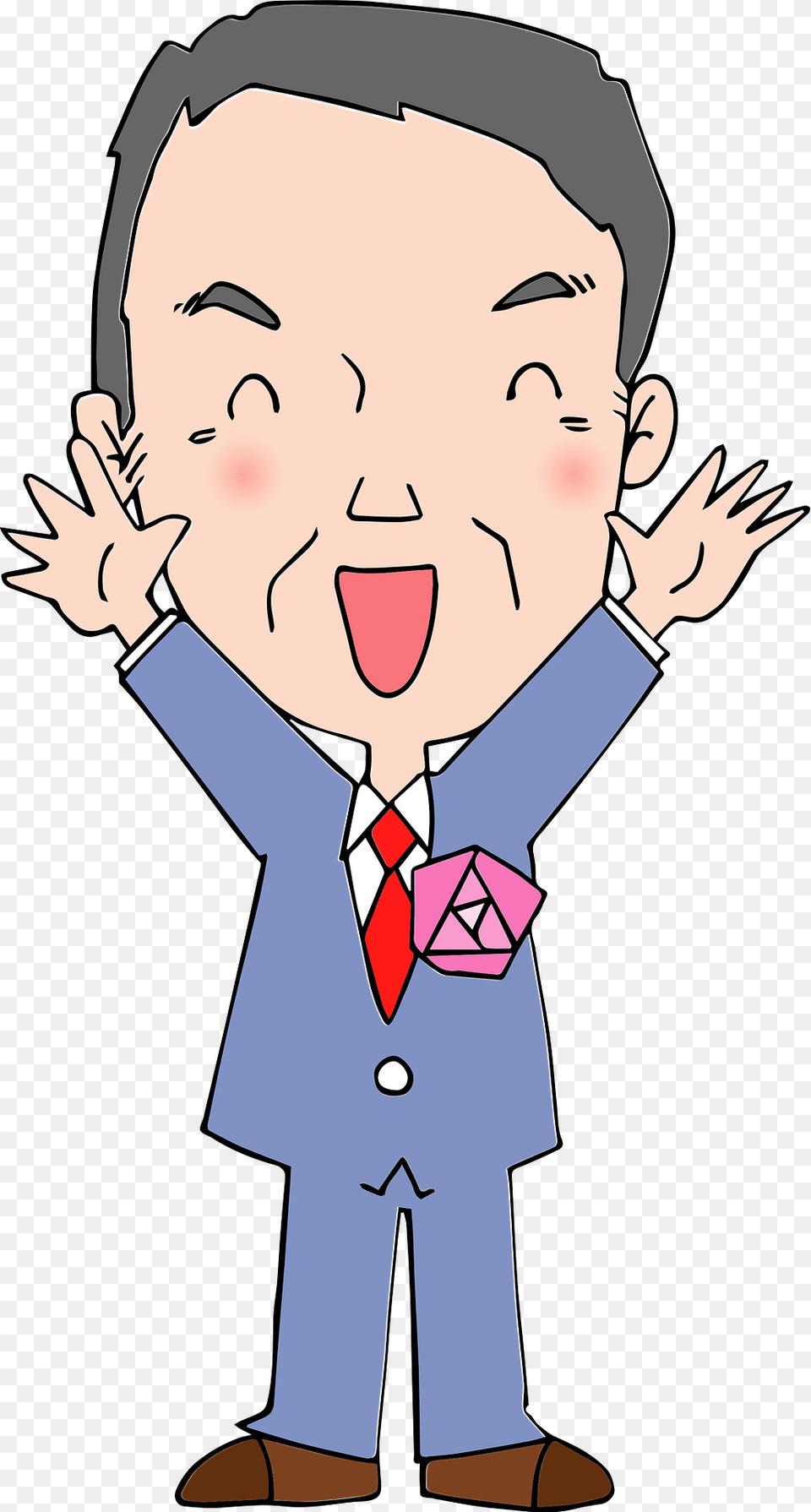 Politician Senior Man Clipart, Baby, Person, Face, Head Png Image