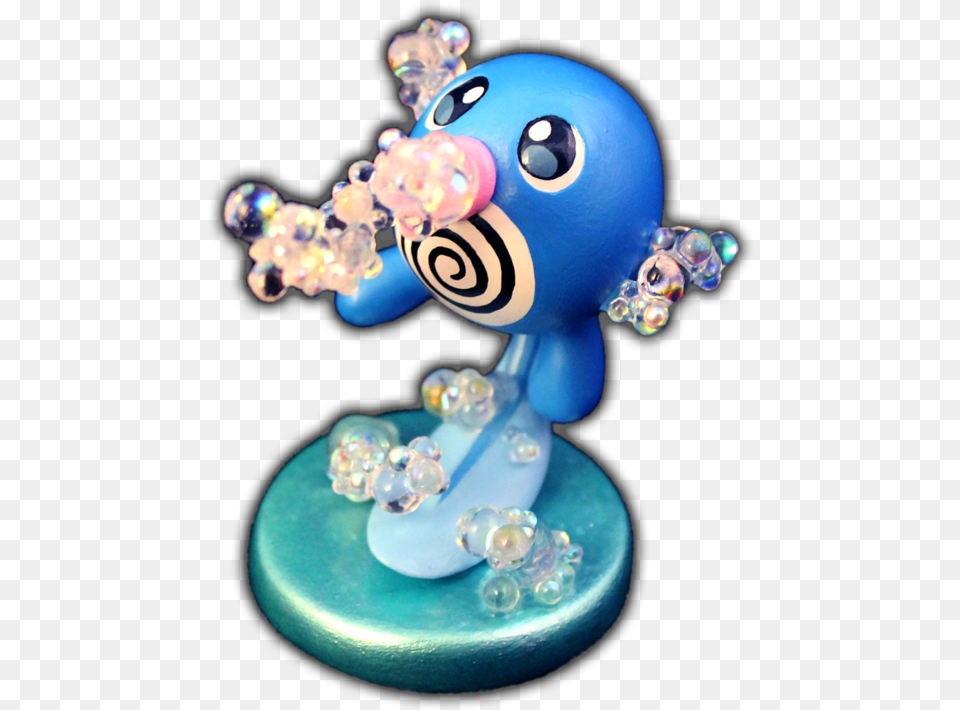 Poliwag Used Bubble By Aachi Chan Cartoon, Toy, Accessories, Figurine Png