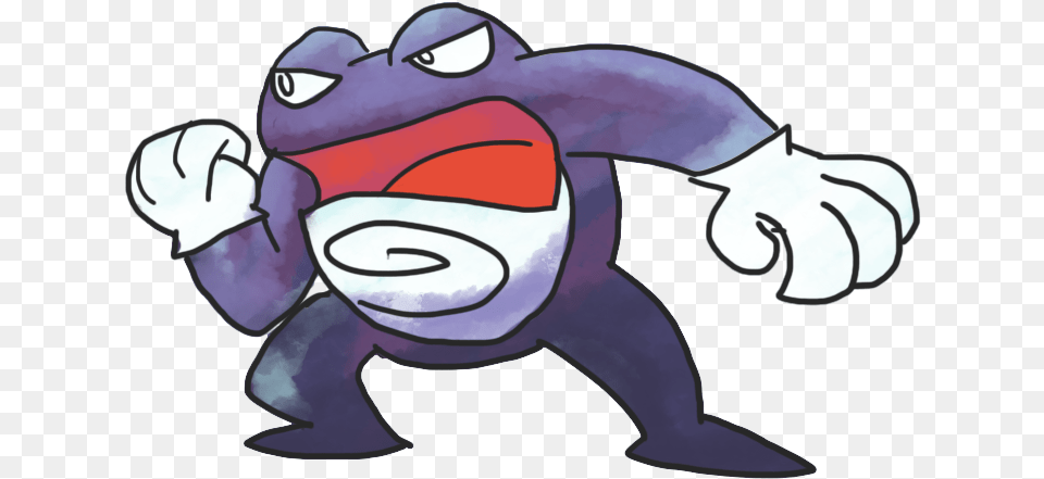 Poliwrath Mouth, Cartoon, Animal, Fish, Sea Life Free Png