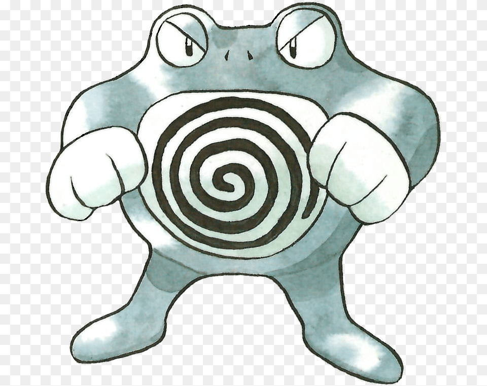 Poliwrath Pokemon Red And Green Official Game Art Wizards Of The Coast Pokemon Base Set Holofoil Card, Animal, Bird Free Png