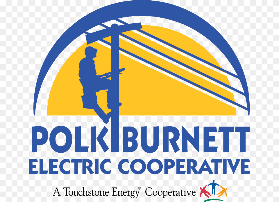 Polk Burnett Electric Cooperative, Utility Pole, Adult, Male, Man Free Png Download
