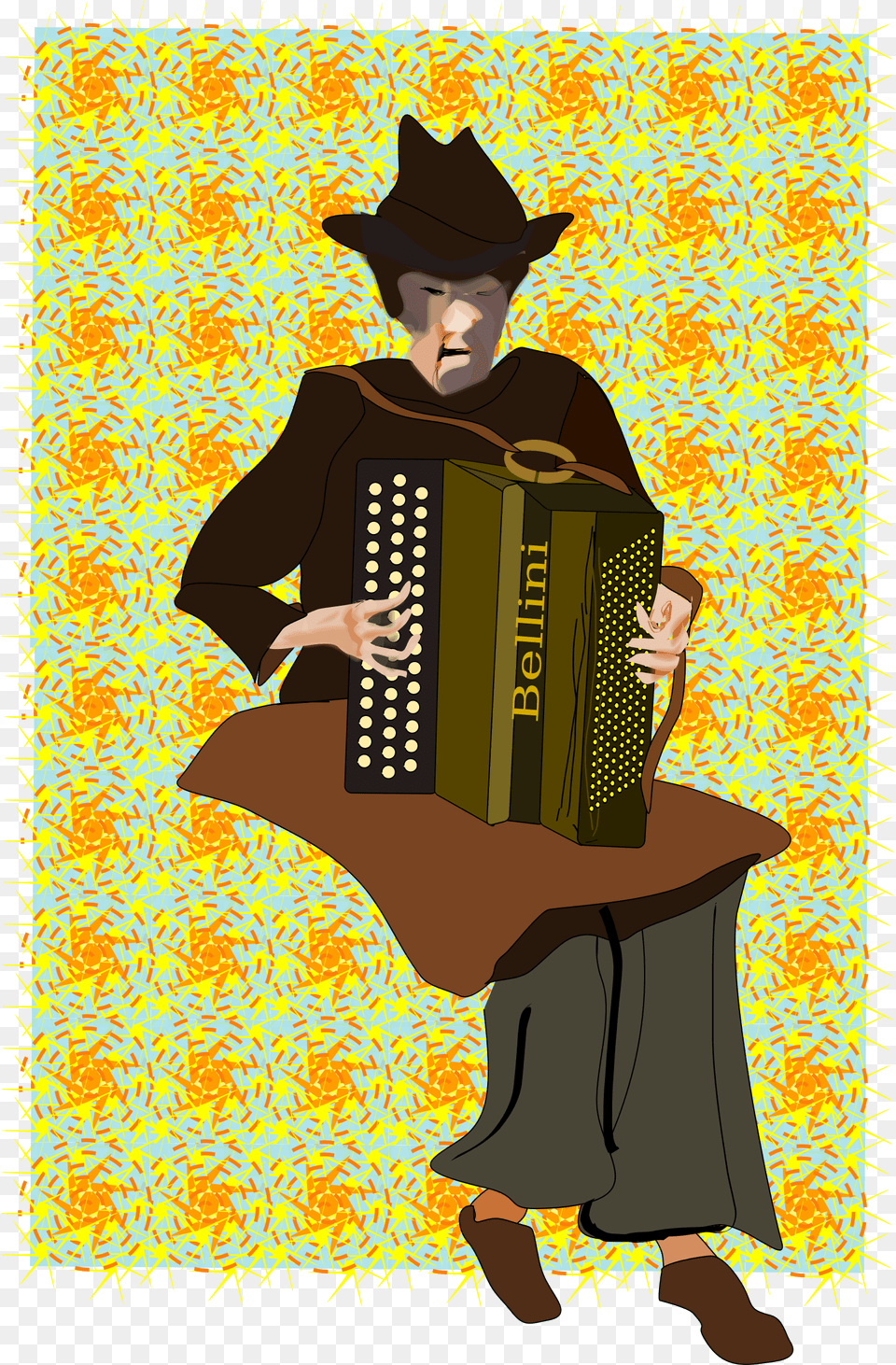 Polka Clipart Accordion Garmon, Adult, Female, Person, Woman Png Image