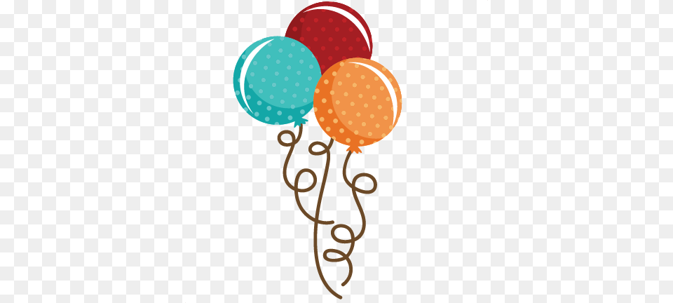 Polka Dot Balloon Bouquet Balloon Cute Balloons, Food, Sweets Free Png Download