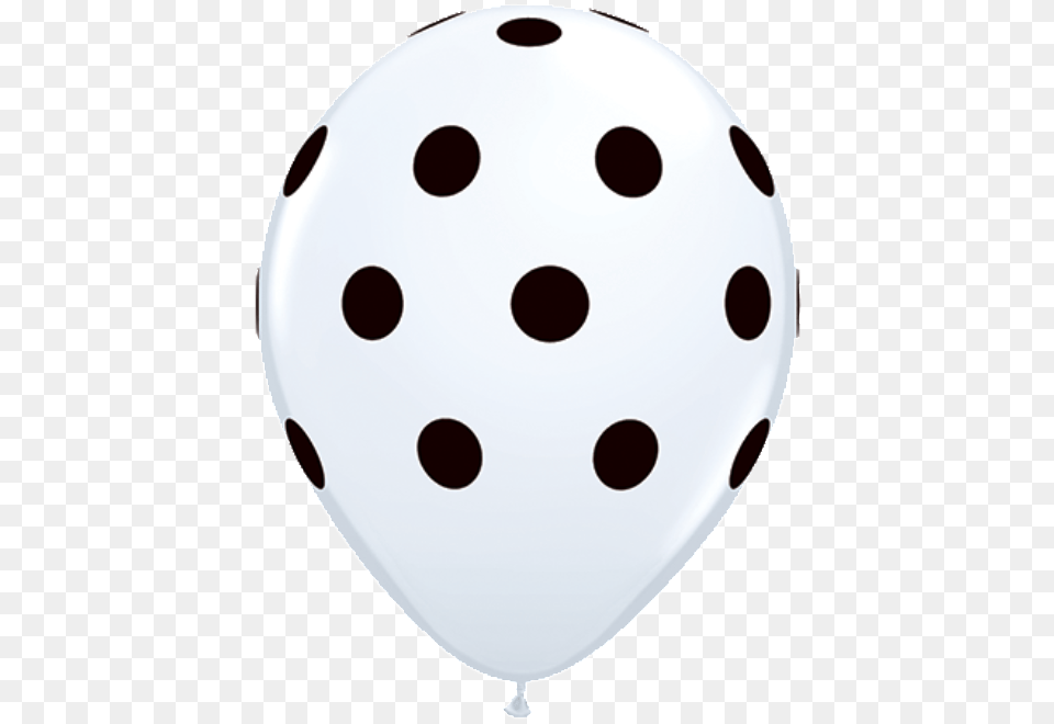 Polka Dot Balloons White Black Ink, Balloon, Pattern, Hockey, Ice Hockey Png