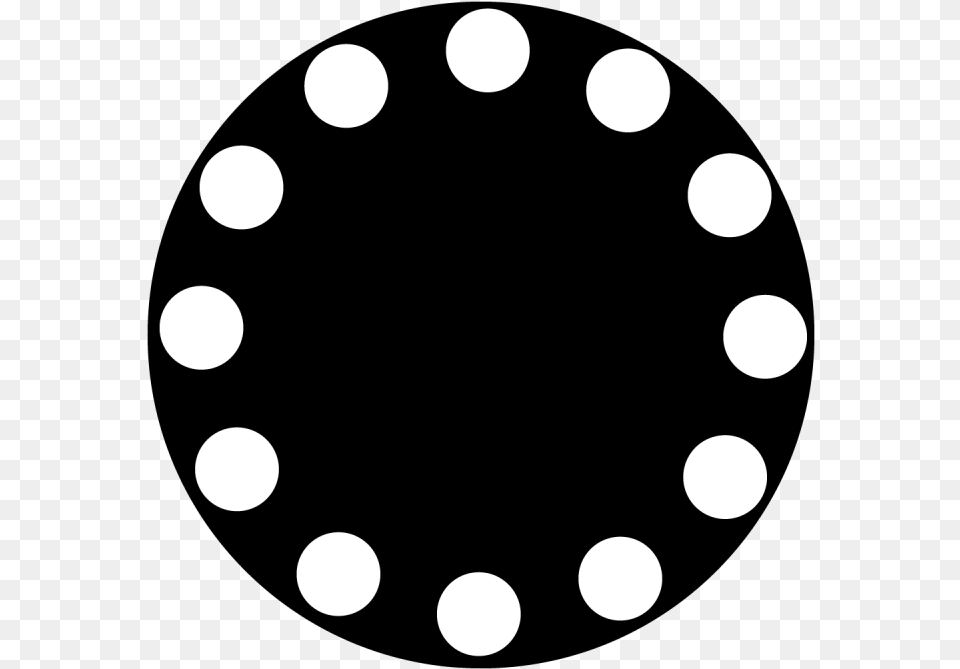 Polka Dot Circle Circle, Pattern, Lighting Free Png Download