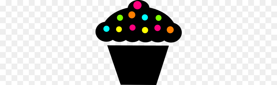 Polka Dot Cupcake Clip Art, Lighting Free Png Download