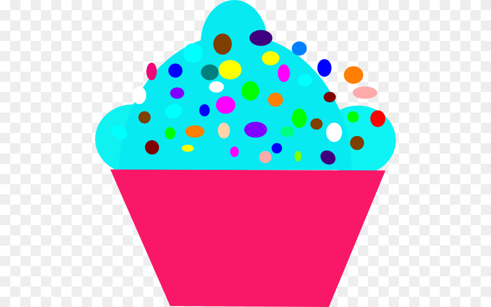 Polka Dot Cupcake Svg Clip Arts Cupcake, Cream, Dessert, Food, Ice Cream Free Png