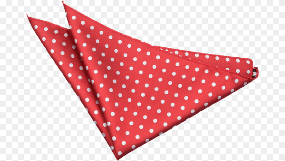 Polka Dot Dark Red Handkerchief Image Handkerchief, Accessories, Bandana, Headband Free Transparent Png