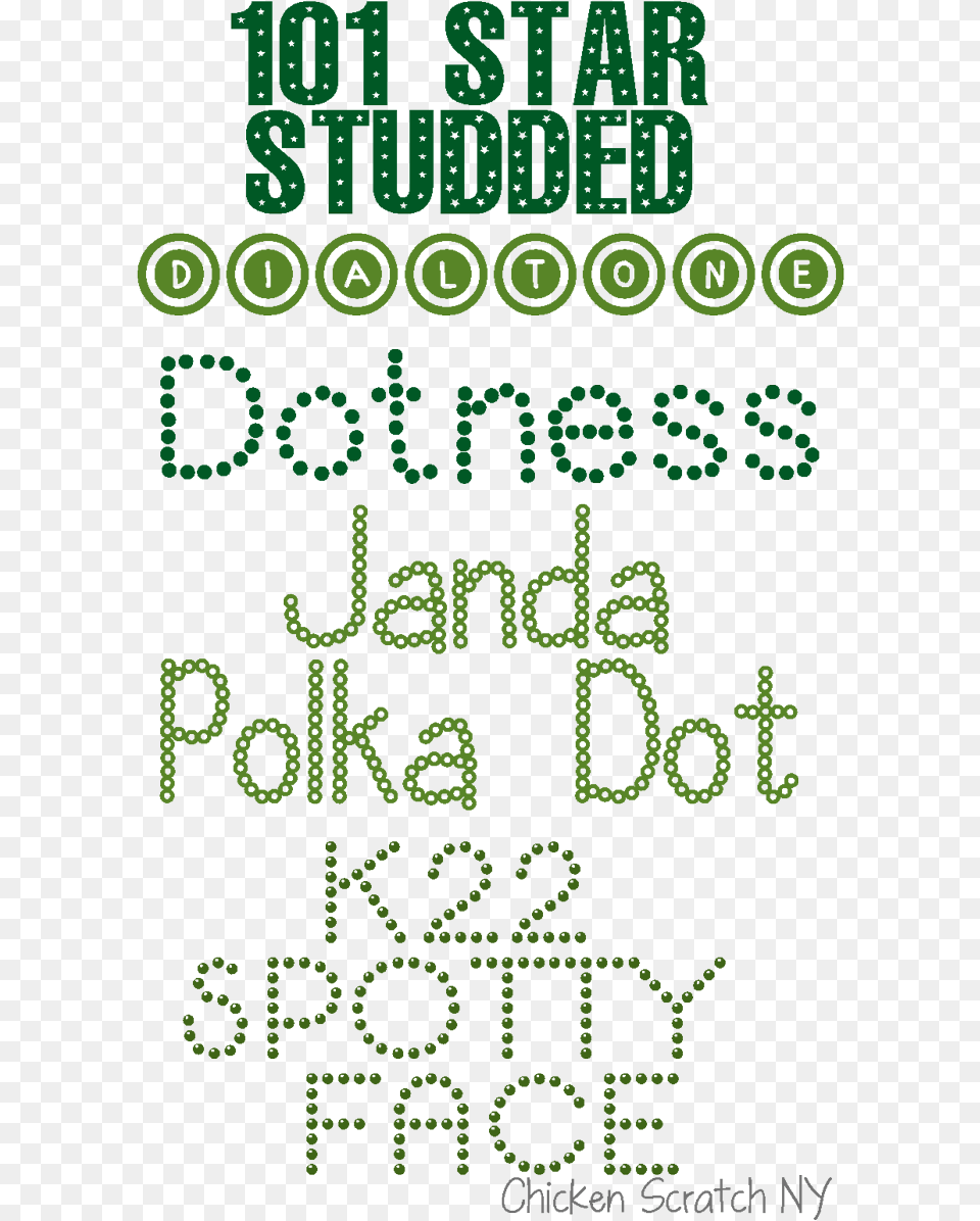 Polka Dot Font, Green, Pattern, Text, Outdoors Free Png Download