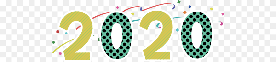 Polka Dot For Happy 2020 Ball Drop Polka Dots For New Year 2020, Number, Symbol, Text Free Transparent Png