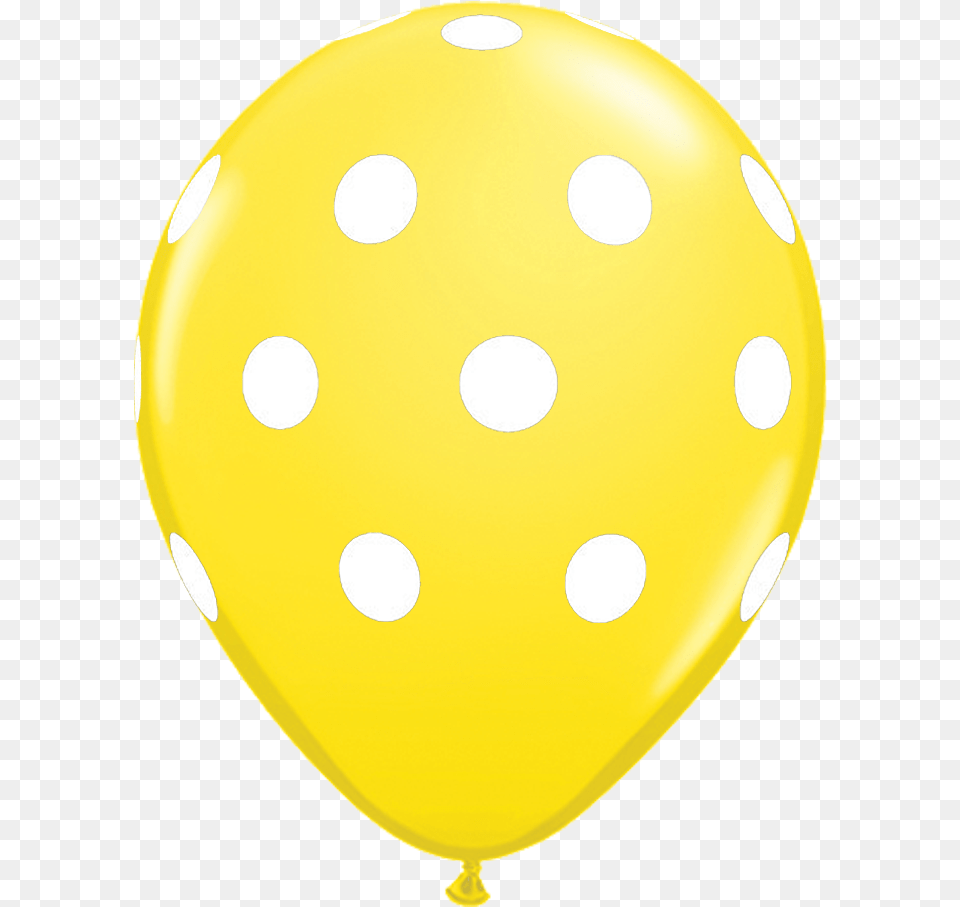 Polka Dot Latex Balloon Yellow Peonies And Polka Yellow Polka Dot Balloons, Pattern Free Transparent Png