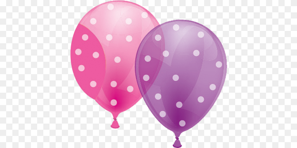 Polka Dot Parties Balloon, Pattern Png