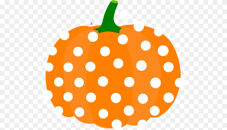 Polka Dot Pumpkin Clip Art Loadtve, Pattern, Food, Fruit, Plant Png