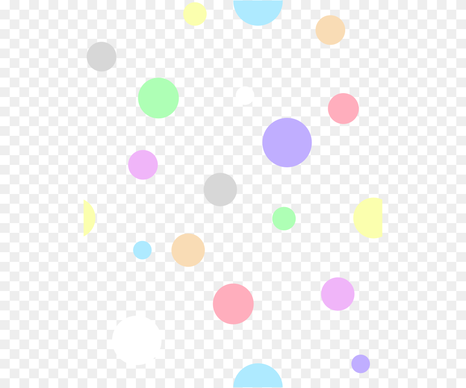 Polka Dots In Pastel Colors Pastel Colors Polka Dots, Pattern, Polka Dot, Astronomy, Moon Free Transparent Png