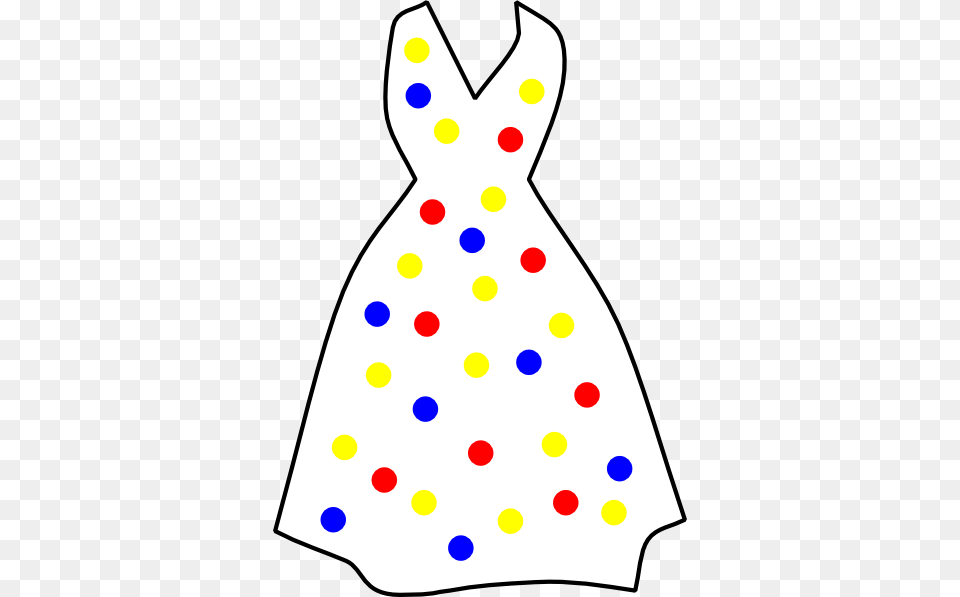 Polka Dots White Dress Large Size, Pattern, Clothing, Nature, Outdoors Free Png