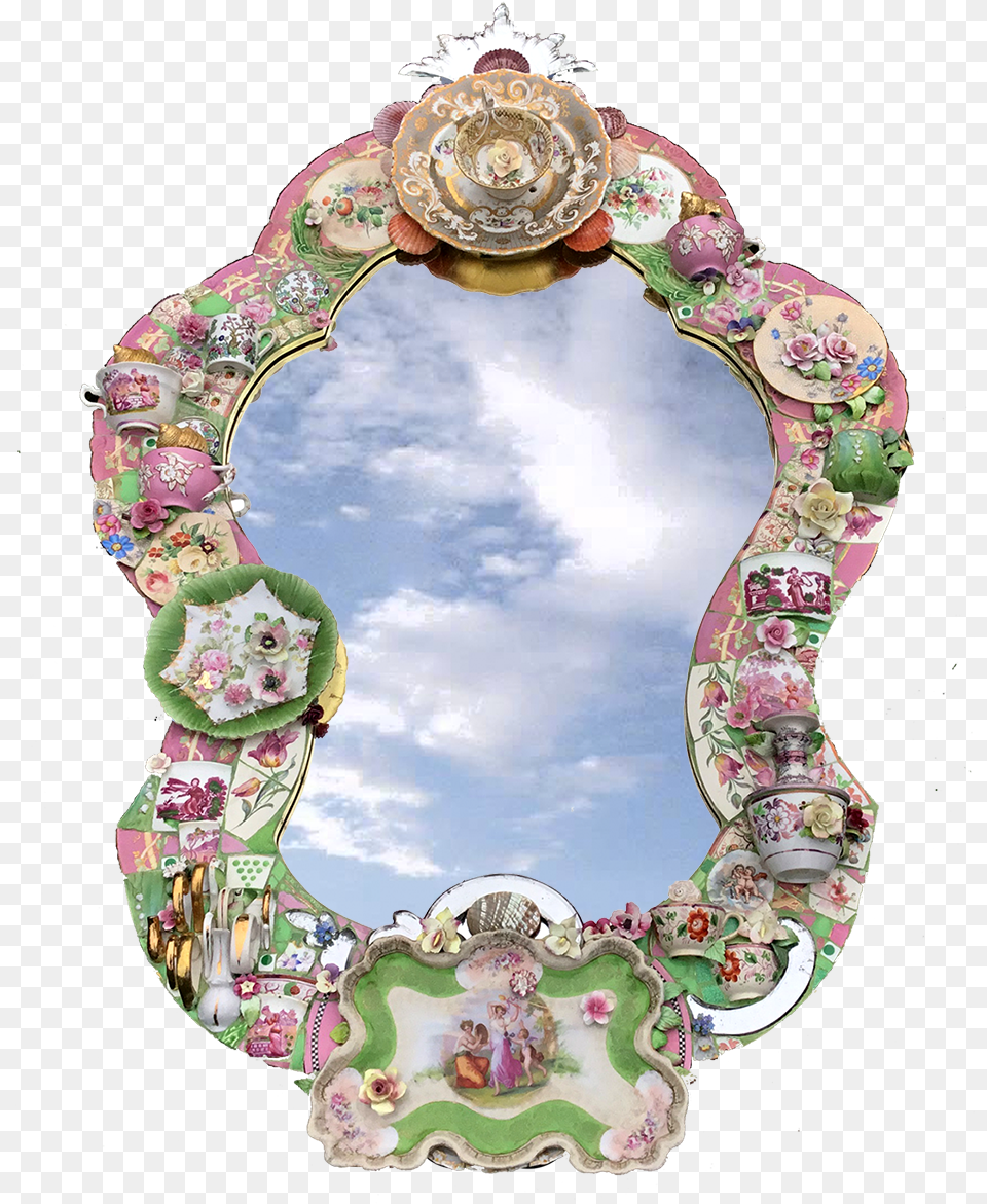 Polkadot A Fancy Extravagent Mirror Frame By Candace Soul Building Gold Coast, Art, Porcelain, Pottery, Photography Free Transparent Png