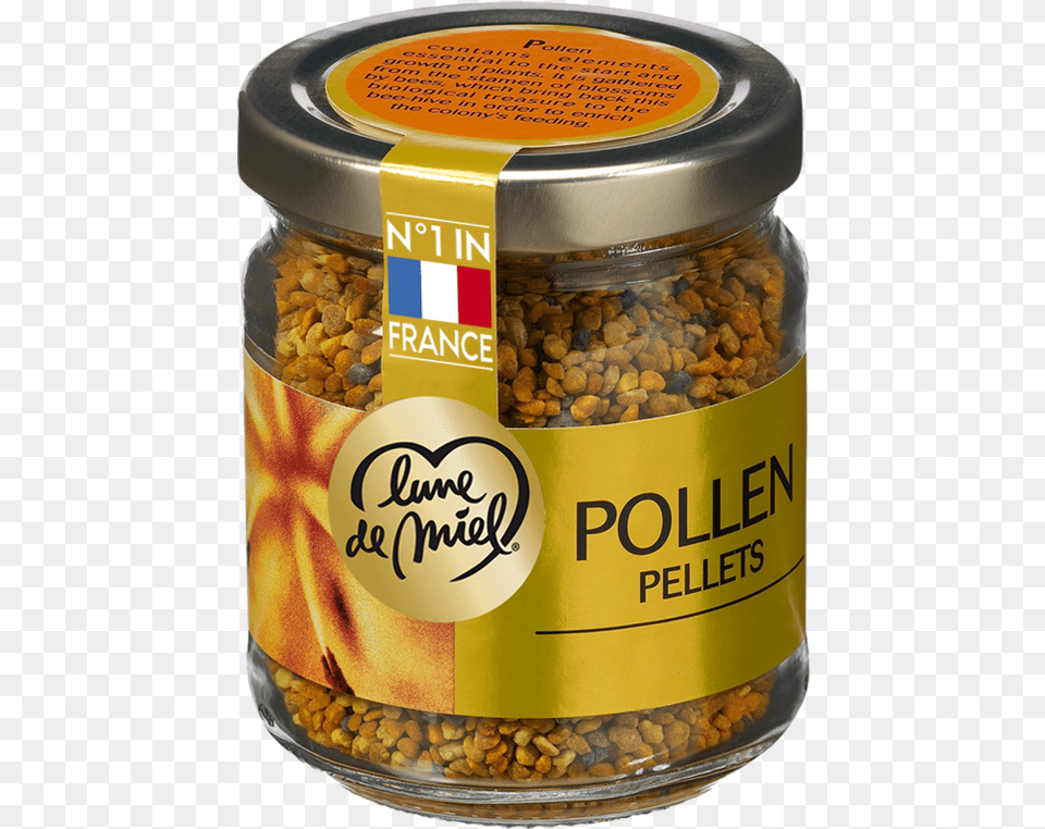 Pollen Pellets Lune De Miel Mild Amp Fresh Honey, Jar, Food, Produce, Can Png Image