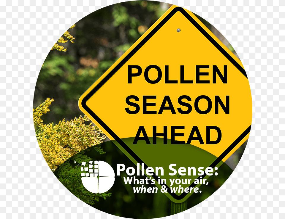 Pollen Sense What S In Your Air When And Where Pollen Allergies, Sign, Symbol, Road Sign Free Png Download