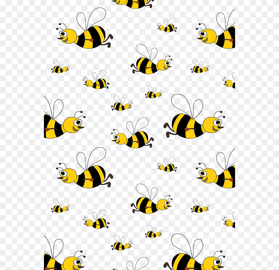 Pollination Clipart Honey Bee Transparent Background Bee Clip Art, Animal, Insect, Invertebrate, Wasp Free Png Download