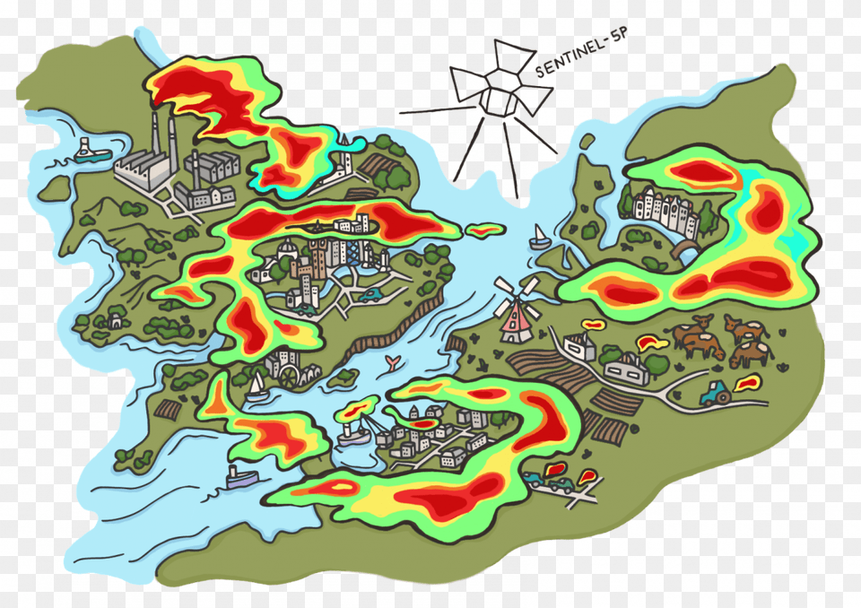 Pollution, Neighborhood, Chart, Plot, Map Png