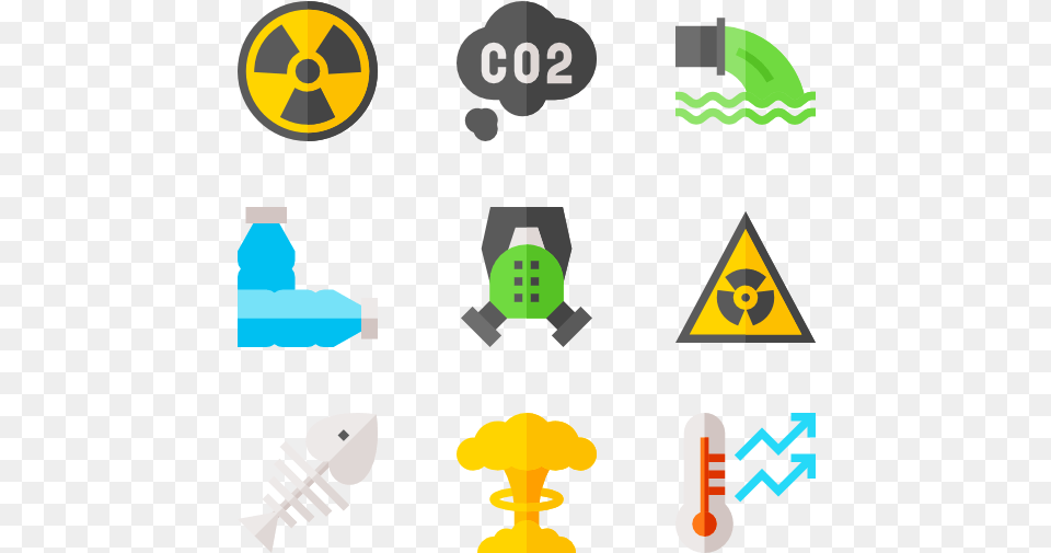 Pollution Toxic Icon, Symbol Png Image