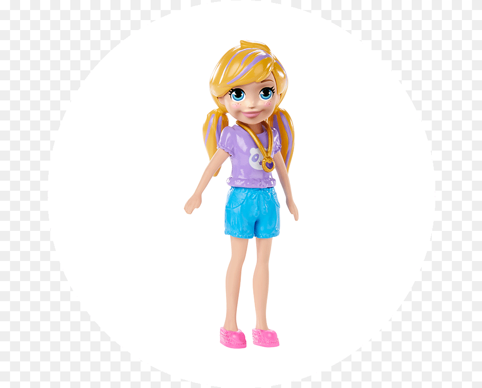 Polly Pocket Doll Polly Pocket Dolls 2018, Clothing, Shorts, Toy, Face Free Png