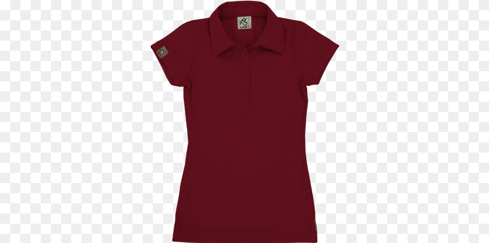 Polo Leemecka For Woman With Design 1086 Logo Polo Shirt, Clothing, Maroon, T-shirt Free Png