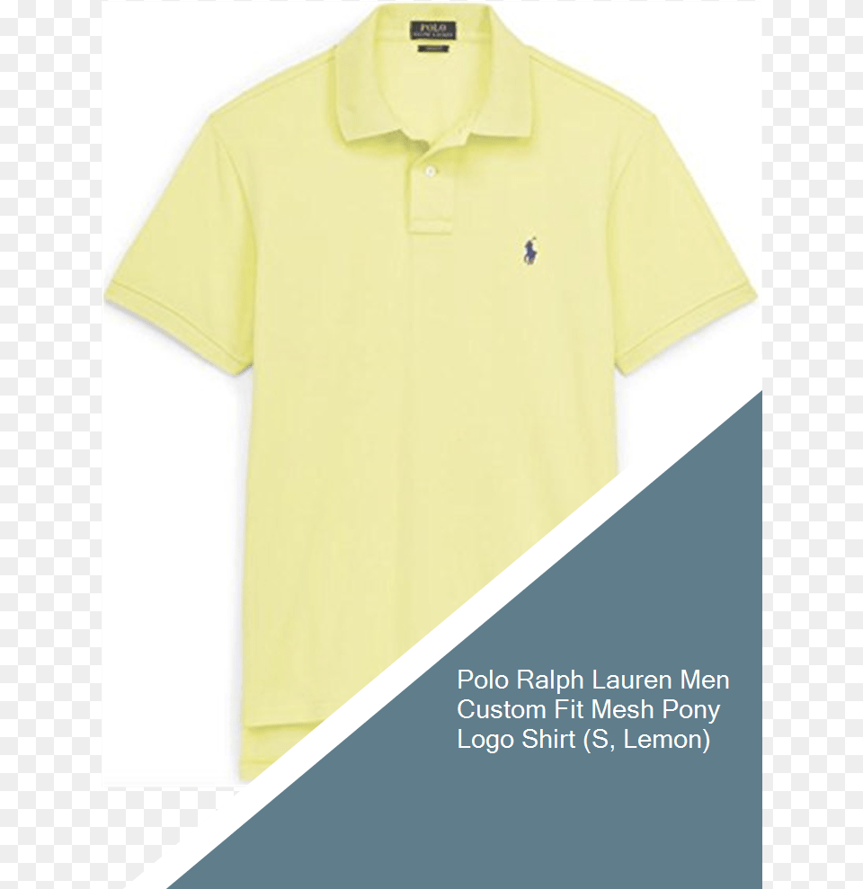 Polo Ralph Lauren Men Custom Fit Mesh Pony Logo Shirt Polo Shirt, Clothing, T-shirt Free Png Download