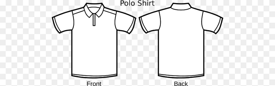 Polo Shirt Template, Clothing, T-shirt, Person Free Png Download