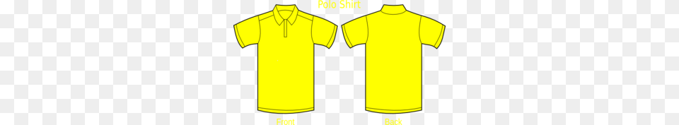 Polo Shirt Yellow Clip Art, Clothing, T-shirt Free Png Download