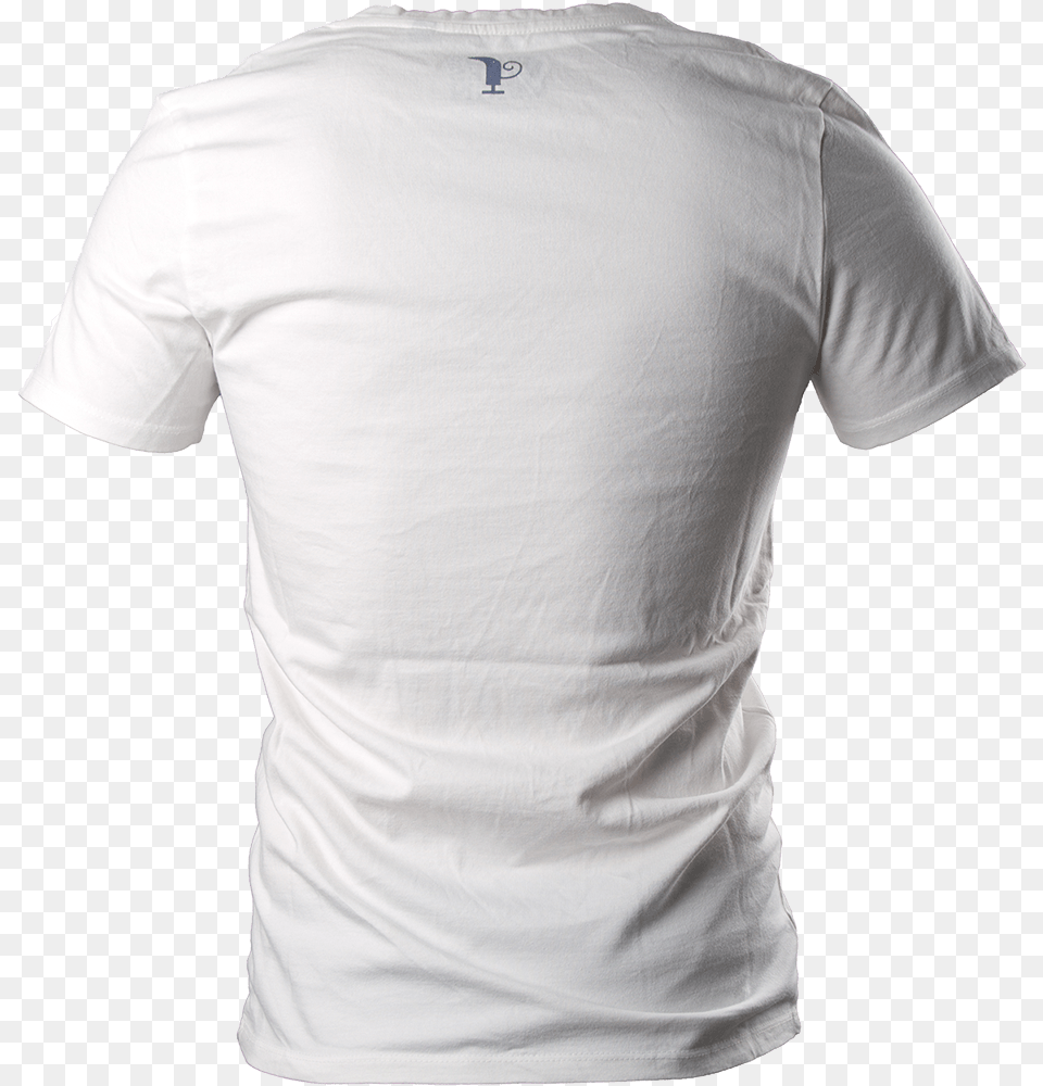 Polo White Back Back Of Shirt Transparent Background, Clothing, T-shirt, Undershirt, Adult Png Image