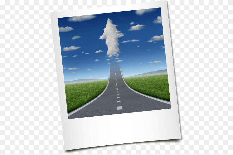 Poloroid, Weather, Sky, Road, Outdoors Free Png