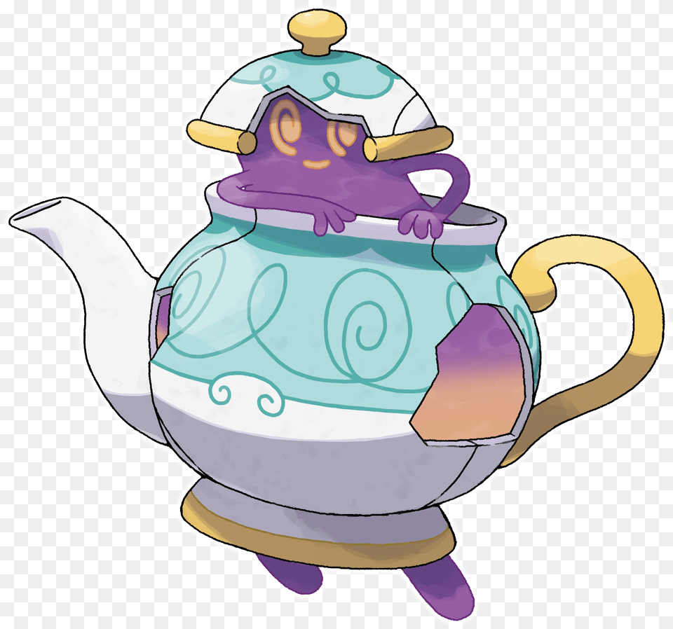 Polteageist Pokemon Sword And Shield Teapot, Cookware, Pot, Pottery Png