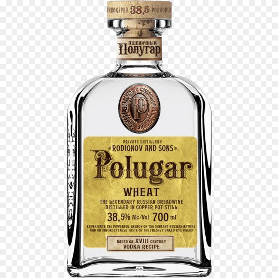 Polugar Vodka Polugar Classic Rye Vodka, Alcohol, Beverage, Liquor, Tequila Free Png Download
