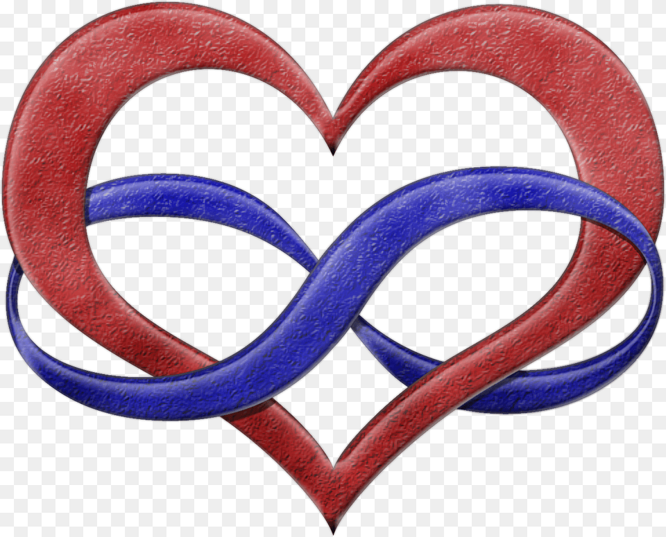 Polyamory Pride Infinity Heart Symbol In Pride Flag Polyamory Sign, Emblem, Logo, Machine, Wheel Free Png Download