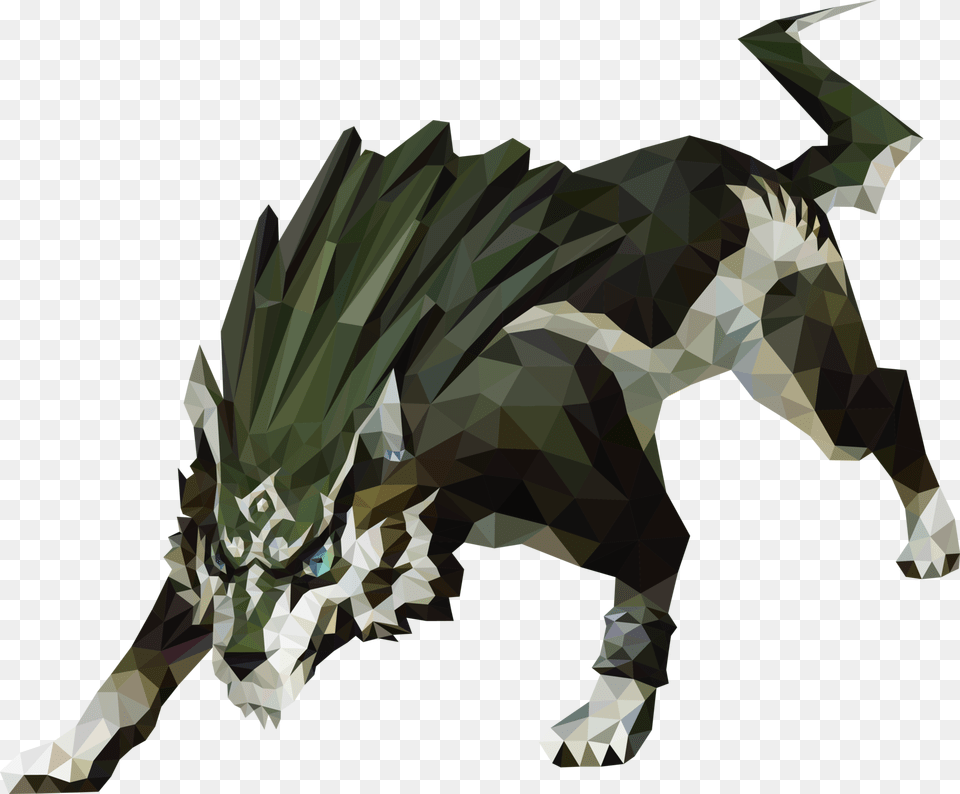 Polygon Art Wolf Link By Wallacegamer D8acehy Zelda Twilight Princess Wolf, Animal, Boar, Hog, Mammal Png