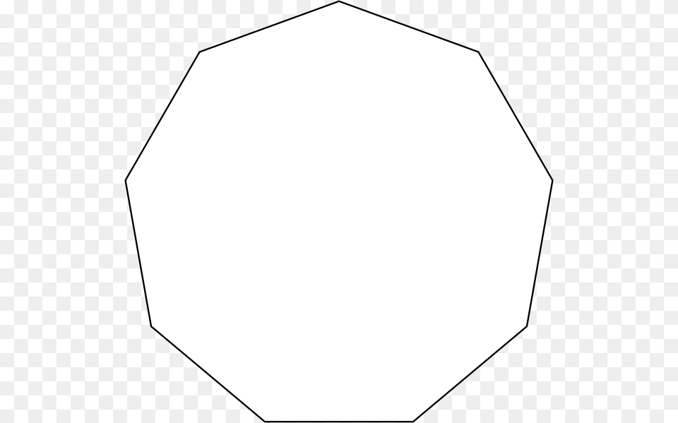 Polygon Clipart Decagon Nonagon, Sign, Symbol Free Png Download