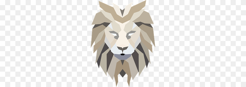 Polygonal Animal, Lion, Mammal, Wildlife Free Transparent Png