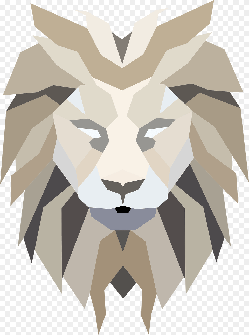 Polygonal Clipart, Animal, Lion, Mammal, Wildlife Png