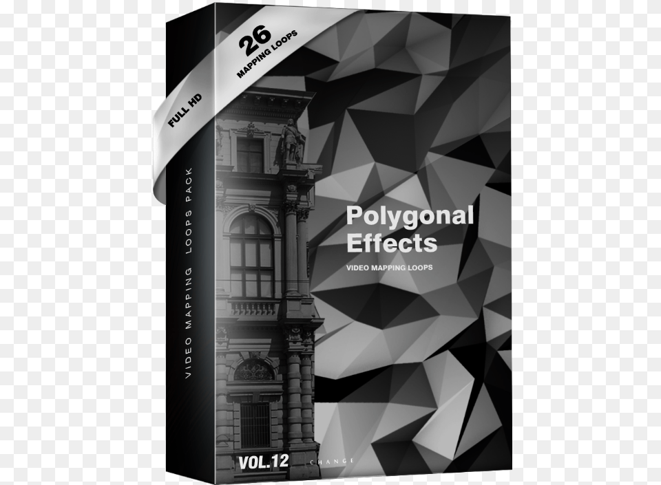 Polygonal Effect Video Mapping Loops Pack Flyer, Advertisement, Poster, Architecture, Building Free Png Download