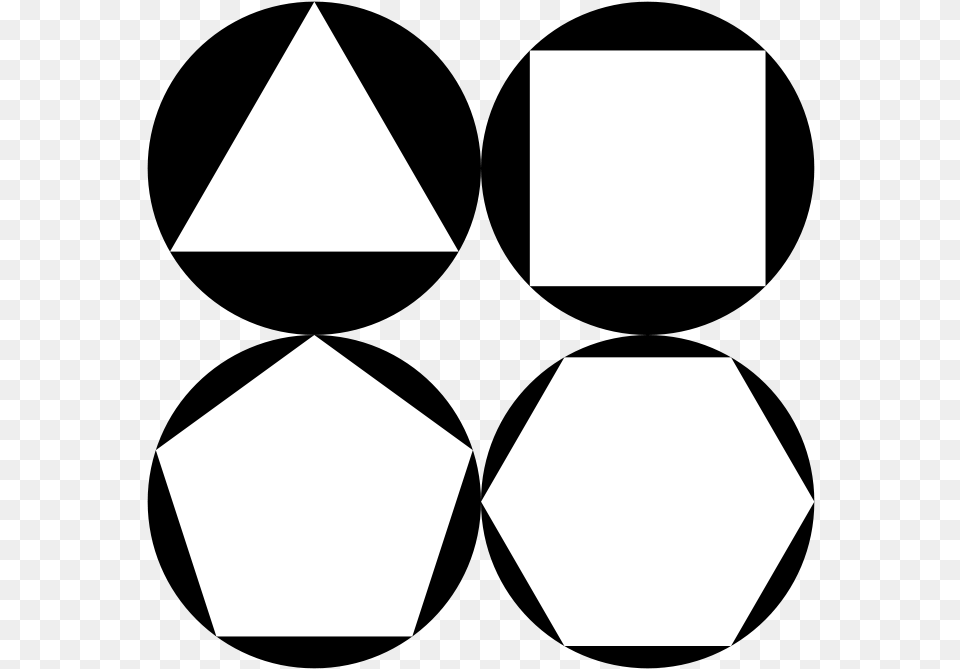 Polygons Inside Circles Polygons Inside A Circle, Triangle Free Png